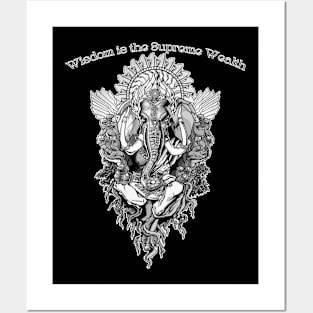 Ganesh:  Wisdom is the Supreme Wealth Posters and Art